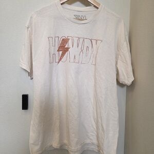 Cream Graphic T-Shirt for Men